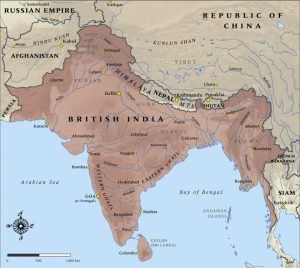 british india historical divisions in india