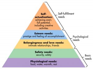 maslow's hierarchy of needs and the self