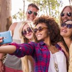stock-footage-hipster-group-is-taking-selfies
