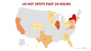 US hot spots pandemic daily update may 8, 2020