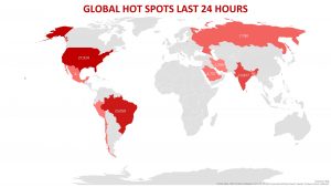 global hot spots June 19, 2020, Daily Update