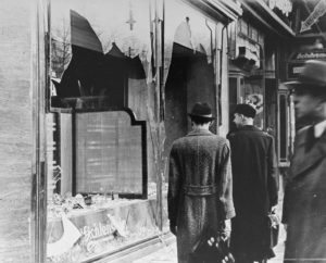 stages of the holocaust night of broken glass kristallnacht