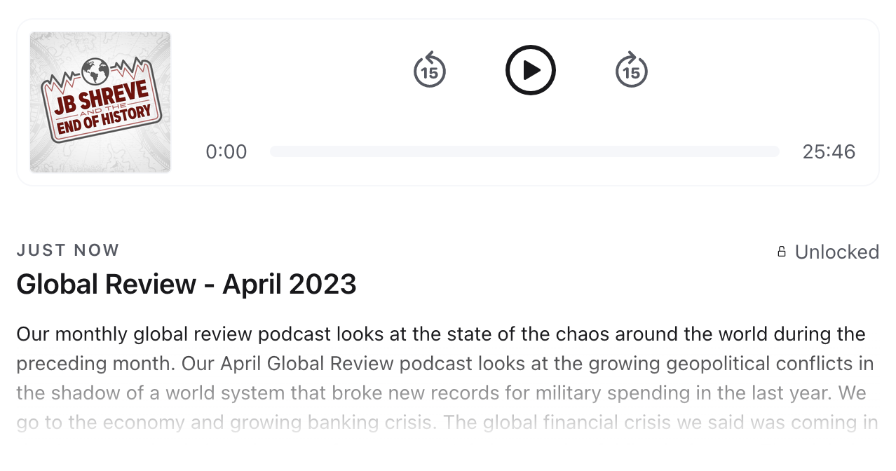 April global review