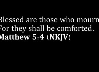 Blessed Are Those Who Mourn