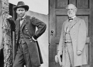 Generals Lee and Grant