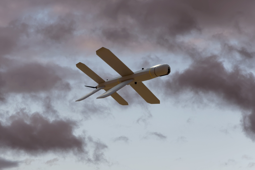 Unmanned,Russian,Military,Drone,Lancet,Flying,In,The,Sky,Under